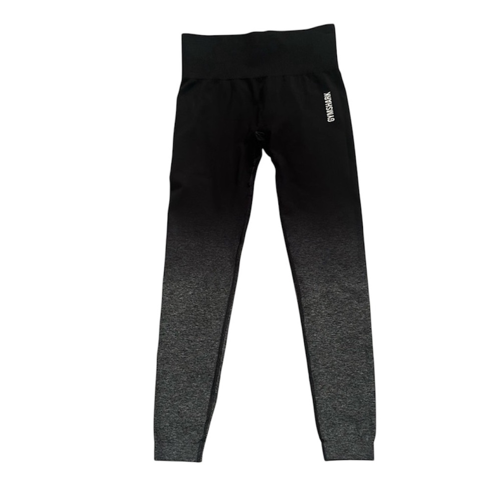 Gymshark Black & Gray Ombre Leggings Tights